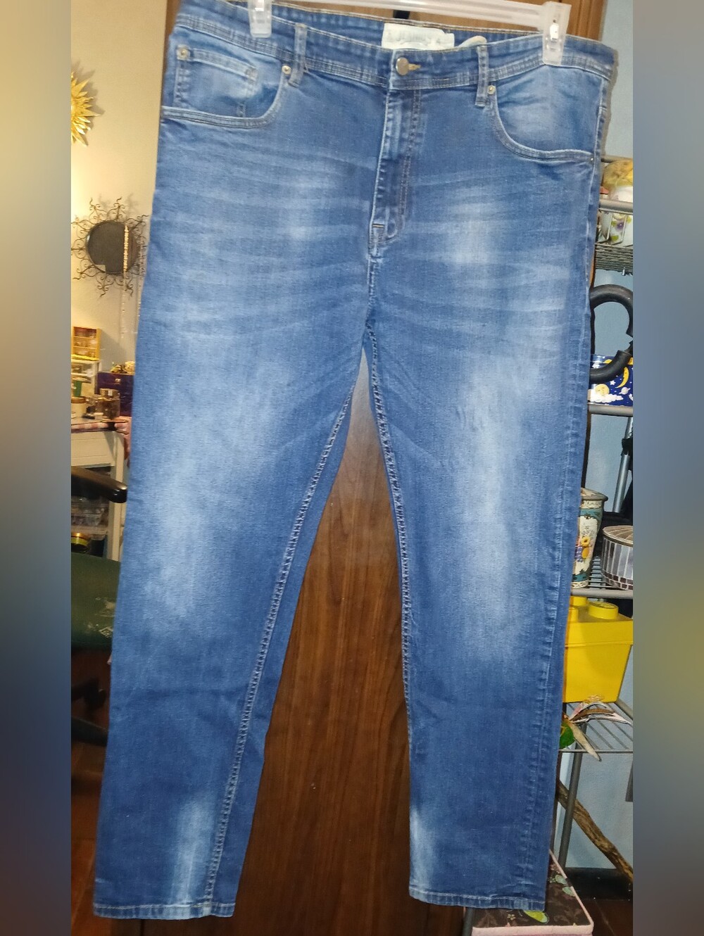 Men's Blue Denim Jeans 40 X 32